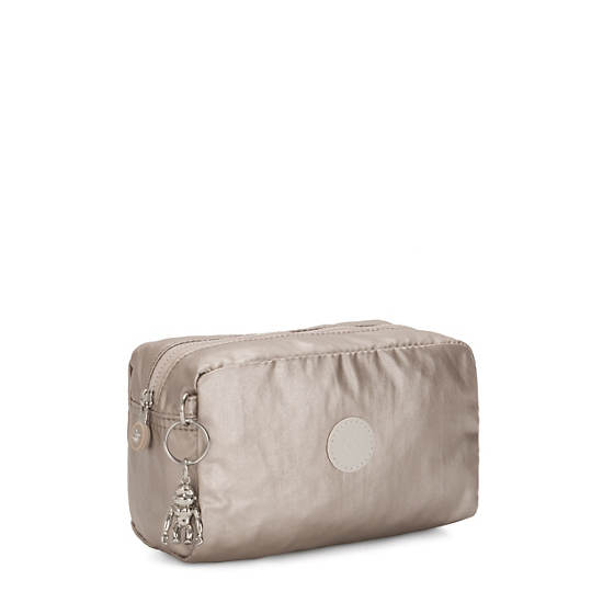 Kipling Gleam Metallic Pouch Bags Metallic Glow | CA 2132BE